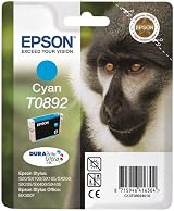Epson T0892 Cyan Ink Cartridge DuraBrite Ultra Genuine view 2