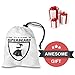 Beard Catcher Bib Apron Beard Cape for Shaving-Hair Clippings Catcher & Grooming Cape Apron- Beard Shaving Bib Catcher for Easy Clean Up & a Clog-Free Drain - Grooming Cape Gift Ideas for Men