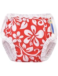 Mother-Ease Swim Diaper - Aloha Red - Medium (17-27 lbs)