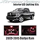 XtremeVision Dodge Ram 2009-2015 (6 Pieces) Green Premium Interior LED Kit Package + Installation Tool