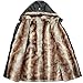 Hee grand Women Winter Faux Fur Coat Winter Coats for Women Warm Parka Jackets for Women Hood Jacket Black 2XL 16