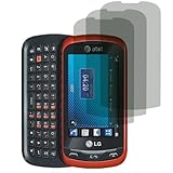 BW Clear LCD Film Guard Screen Protector for AT&T LG Xpression C395 x3 -Clear