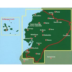 Ecuador Galapagos FB 1:800 000 2012 (English, Spanish, French, Italian and German Edition)