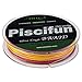 Piscifun Braided Fishing Line Multicolor Advanced Strong 150yards 300yards 547yards PE Line