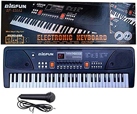 AJMERI Kid's Electronic Keyboard Bigfun Piano with Microphone
