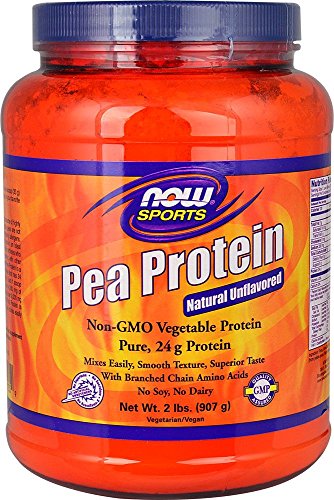 NOW Sports - Pea Protein, Natural Unflavored - 2 lbs (907 Grams) by NOW