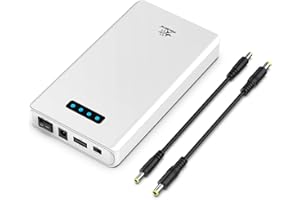 melasta 24V 3350mAh Battery Pack with 24V 9V DC and 5V USB Output, Rechargeable Lithium ion Battery for LED Light Strip, Security Camera, Telescope (Without Charger)