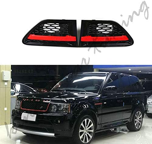 King Of Car スーパーセール サイドベントメッシュカバーグリル2個セット Tuning ランドローバーレンジローバー スポーツ06 13用