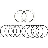 Piston Rings Replaces 24-108-22-s Fits for Kohler CH18-CH22 CV18-CV22 1.5mm Thick Top Ring Style A 77mm Standard Bore 24 108 22 2410822