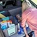 CleverMade 35L SnapBasket TrunkCaddy Collapsible Car Trunk Organizer & Storage Tote with Handles, Charcoal/Teal, 2-Pack