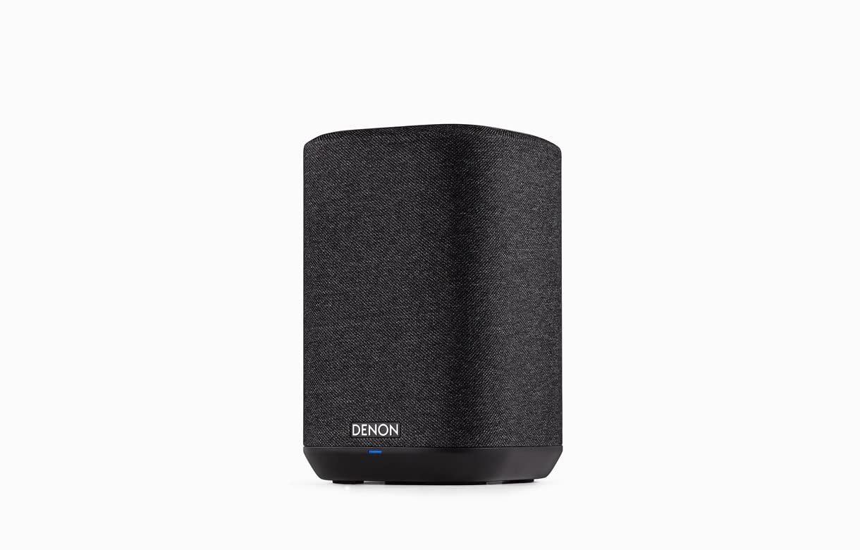 Denon Home 150 Wireless Smart Speaker – Compact Design, Wi-Fi & Bluetooth, HEOS Built-in, Alexa Built-in, Siri & AirPlay 2, Spotify Connect, Multi-Room Support, Black