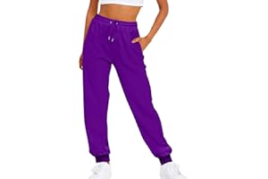 OIUCVGB Sweatpants for Women Cinch Bottom Drawstring Elastic Waist Pants Athletic Yoga Joggers Lounge Trousers with Pockets