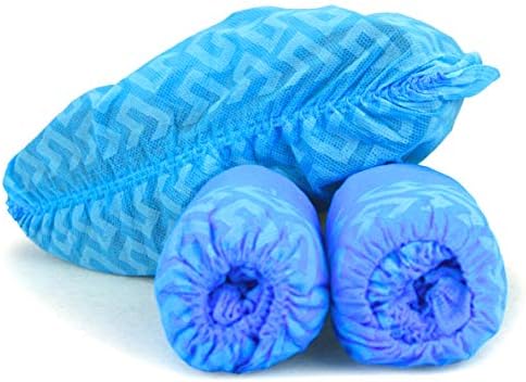 blue shoe covers
