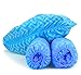 Premium 100 Pack (50 Pairs )Disposable Boot & Shoe Covers - Durable, Water Resistant, non-slip, non-toxic, Recyclable, blue, stretchable fits up to size 11 US Men and 13 US Women primary
