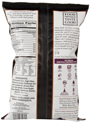 Food Should Taste Good, Tortilla Chips, Multigrain, Gluten Free Chips, 5.5 oz