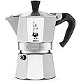 Bialetti - Moka Express: Iconic Stovetop Espresso Maker, Makes Real Italian Coffee, Moka Pot 3 Cups (4.3 Oz - 130 Ml), Alumin