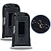 CREATRILL 2 Pack Pistol Magazine Holsters | Inside The Waistband IWB Tactical Mag Holder | Concealment Single Double Stack Mag Pouch for 9mm/.40 cal/380 (Medium Double Stack 9mm / 40 Cal)