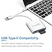 USB C CF Card Reader, Rocketek Compact Flash CF Card Reader 3-in-1 Micro USB to USB Type-C OTG Adapter/USB 3.0 Portable Memory Card Reader for SDXC/SDHC/SD, MMC, Micro SD/SDXC/SDHC Card and UHS-I Card