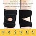 littlejian Knee Brace Support Sleeve,Open-Patella Stabilizer with Adjustable Strapping & Extra-Thick Breathable Neoprene Sleeve for Arthritis,Meniscus Tear,Running,Sports,Injury Recovery,Non-Bulky