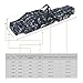 Docooler Portable Folding Fishing Rod Carrier Canvas Fishing Pole Tools Storage Bag Case Fishing Gear Tackle