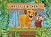 BINQOO Baby Simba Lion King Backdrop Background Kids Childrens Boys Birthday Party Photography Photo Vinyl Decoration 5x3ft