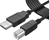 Midi Cord Cable 12Ft Extra Long USB-2.0 Cable