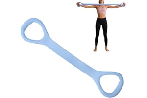 Figure 8 Resistance Bands,Silicone 20LB Exerciser Strap Puller - Arm Resistance Bands - for Bodyweight Home Gym Home Garage G