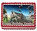 Fortnite Battle Royale Edible Cake Image Topper 1/4 Sheet Decoration Birthday Party