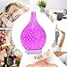 Essential Oil Diffuser Ceramic Hollowed Hand-Crafted Decorative Aromatherapy Humidifier with 7 Color Led Night Light for Home Bedroom Office SPA Yoga 100ml(White)