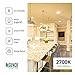 Sunco 12 Pack Retrofit LED Recessed Lighting 6 Inch, 2700K Soft White, Dimmable Can Lights, Baffle Trim, 13W=120W, 965 LM, Damp Rated.