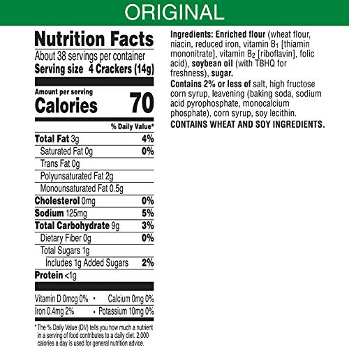 Keebler Club Crackers, Snack Stacks, Original, Grab 'N' Go, Family Size, 18.8 oz box