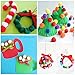 Yoodelife Pom Poms 1.5 Inch 100 Pack Pompoms Pipe Cleaners for DIY Crafts Making, Preschool Crafts Supplies