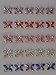 CraftbuddyUS 50 x 15mm Mixed AB Stick On Diamante Butterfly Gems Self Adhesive Rhinestones Stickers