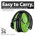 Vanderfields Earmuffs for Kids – Hearing Protection Muffs For Children Small Adults Women – Foldable Design Ear Defenders Protector with Adjustable Padded Headband for Optimal Noise Reduction - Green