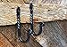 Wrought Iron Hooks-Set of 2- Hooks- Wrought Iron Hardware, Wrought Iron Home Decor, Wrought Iron Hooks Rustic, Wrought Iron Hanger