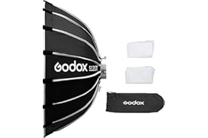 Godox S120T 120cm/47.2in Quick Release Umbrella Softbox Professional Foldable Softbox with Standard Bowen Mount & Diffusers f