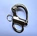 JY-MARINE 2 Inch(50mm) Fixed Bail Snap Shackle for Sailboat,Bracelet - 316 Stainless Steel,Marine Grade