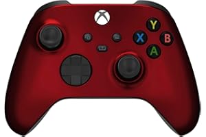 Microsoft Xbox Series X/S Wireless Bluetooth Controller Xbox Series Custom Soft Touch Red Compatible with Xbox One