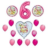SHOPKINS 6th Sixth BIRTHDAY PARTY Balloons Decorations Supplie