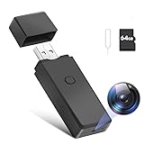 64GB USB Hidden Cameras,1080P Mini Portable Spy