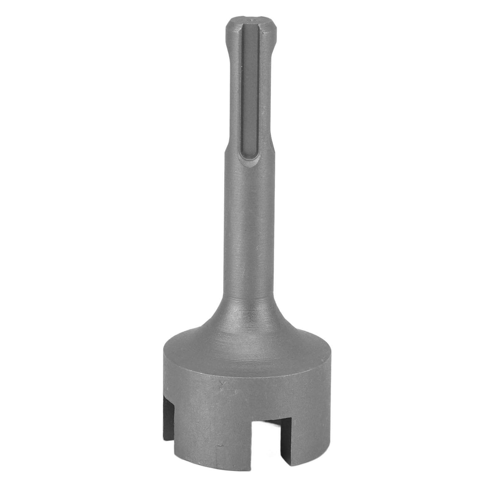 Mumusuki Ground Rod Driver, Steel SDS Max Shank T Post Driver Attachment Universal Drill Tools for SDS Plus Hammer Drill (#4)