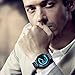 VIGOSS Compatible Gear Sport Bands/Galaxy Watch 42mm Band,20mm Blue [UPGRADE] Polished&Brushed Solid Metal Stainless Steel Strap Replacement Bracelet for Samsung Gear Sport R600/Galaxy Watch 42mm R810
