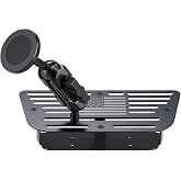 SwiftGaze Stainless Steel Phone Mount for 2011-2017 Wrangler JK JKU Magnetic &amp; Clamp Dual Heads All-Metal Shakeproof Original America Flag Design OEM Screws Dash Mount Install