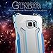 Galaxy Note 5 Case, bpowe Aluminum Metal Shock Proof Frame Bumper Double Color Oxidation Aluminum Metal Protective Case Cover for Samsung Galaxy Note 5 (Blue)