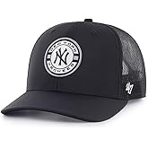 47 Brand MLB Unisex Baseball Team Color Primary Logo Berm Trucker Adjustable Mesh Snapback Hat Adult One Size Fits All