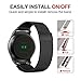 For Ticwatch 2 Accessories, Lamshaw Silicone Replacement Band with Milanese Magnetic Loop Band with Ticwatch 2 Charger with Screen Protector for Ticwatch 2 (4 pack)