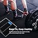 Etekcity Digital Body Weight Bathroom Scale with Step-On Technology, 400 Pounds, Body Tape Measure Included, Elegant Black (12 inch x 12 inch upgraded Platform)