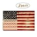3 Pack American Flag 50 Star Stencil Template, Reusable for Painting on Wood, Fabric, Wall, Airbrush, 3 Sizes