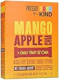 KIND Pressed by Bars Mango Apple Chia Bars 4.8oz(1.2 Ozx4) one box