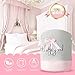 NIBESSER Ballet Laundry Hamper for Nursery Room or Kids Bedroom,Foldable Collapsible Cotton Cartoon Basket Organizer,Children and Pet Storage Bin Container for Toys, Baby Products and Clothing